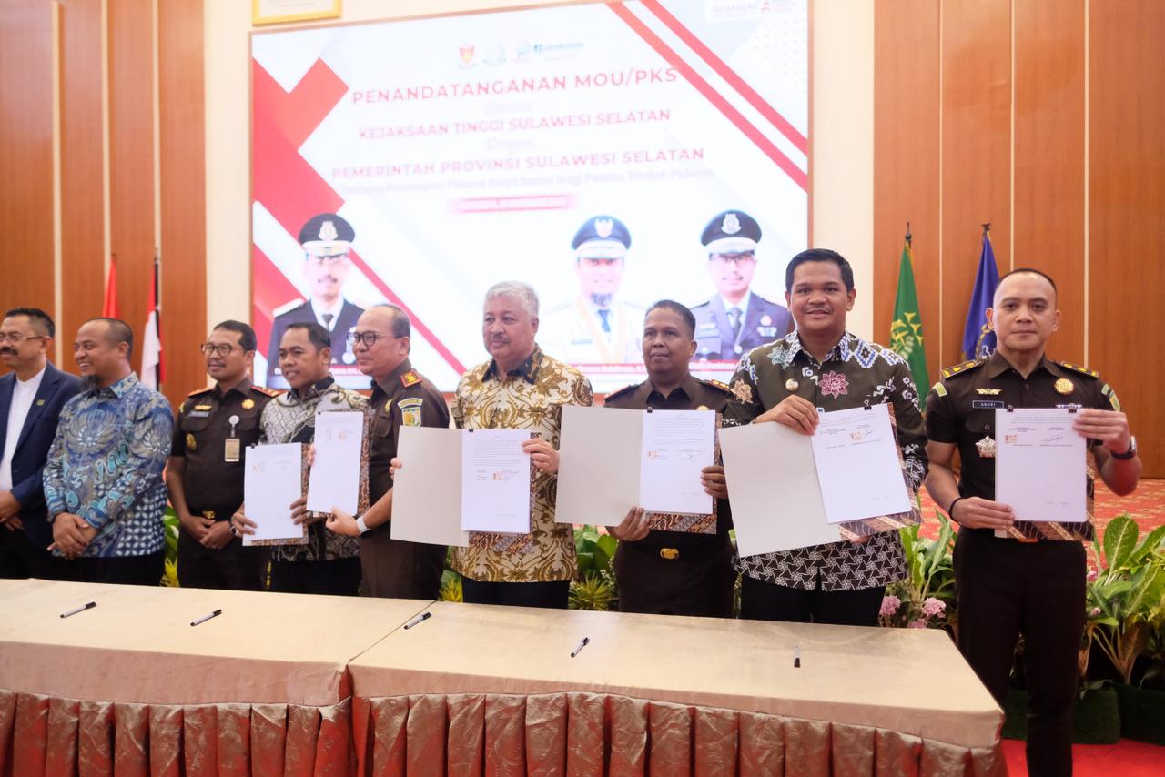 Kejati Sulsel dan Pemkab Bantaeng Jalin Kerja Sama untuk Terapkan Pidana Kerja Sosial