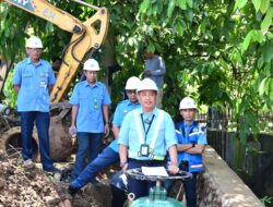 Pengerjaan Koneksi Pipa PDAM Makassar di Jembatan PLTU, Hamzah Ahmad: Ini Komitmen untuk Warga Timur Kota