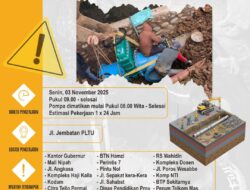 Perkuat Suplai Air ke Timur Kota Makassar, PDAM Makassar Kerjakan Koneksi Pipa Diameter 500 mm