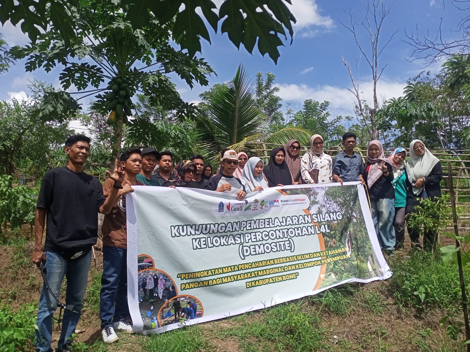 SCF–YLPMI Gelar Demosite Kebun Dapur dan Agroforestry