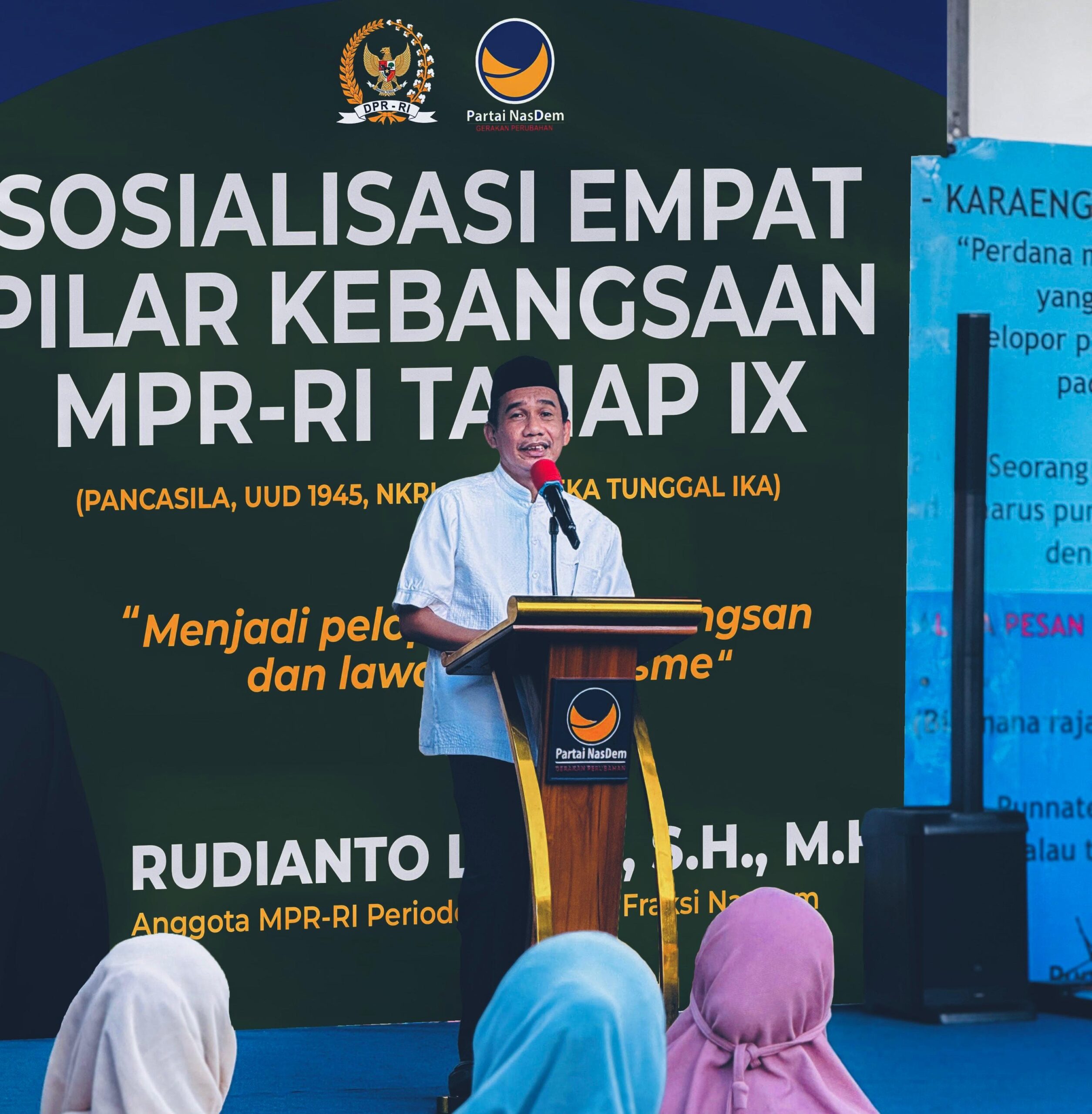 Jaga dari Paham Ekstrimis, Rudianto Lallo Sosialisasi Empat Pilar ke Pelajar dan Mahasiswa