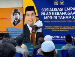 Gelar Sosialisasi di Akhir Tahun, Rudianto Lallo Refleksi Nilai-Nilai Empat Pilar Kebangsaan