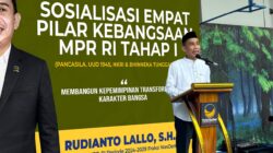 Sosialisasi Empat Pilar Kebangsaan, Rudianto Lallo Tekankan Kepemimpinan Transformatif