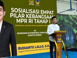 Sosialisasi Empat Pilar Kebangsaan, Rudianto Lallo Tekankan Kepemimpinan Transformatif