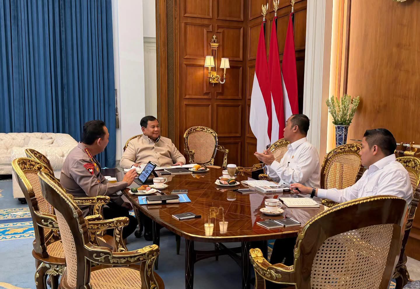 Presiden Prabowo Terima Kapolri, ini yang Dibahas!
