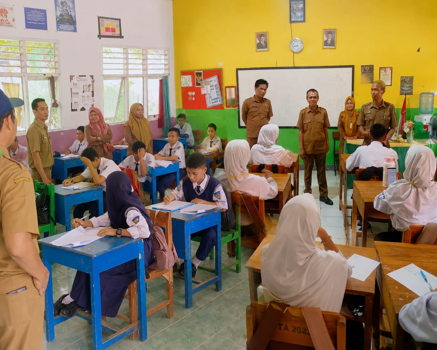 Kabid SMP Disdukbud Jeneponto Pantau Secara Langsung,ini yang Dipastikan
