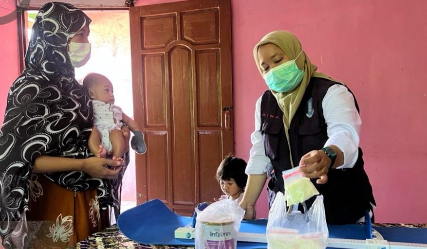 Puskesmas Baruga Laksanakan Pemantauan Tumbuh Kembang pada Bayi Bermasalah