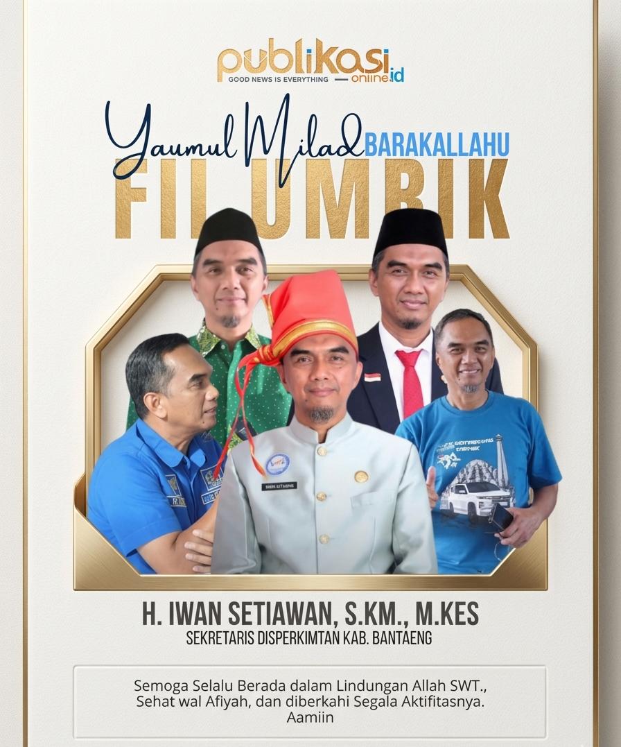 H. Iwan Setiawan, S.KM., M.Kes Rayakan Hari Ulang Tahun, Doa dan Ucapan Mengalir dari Berbagai Kalangan