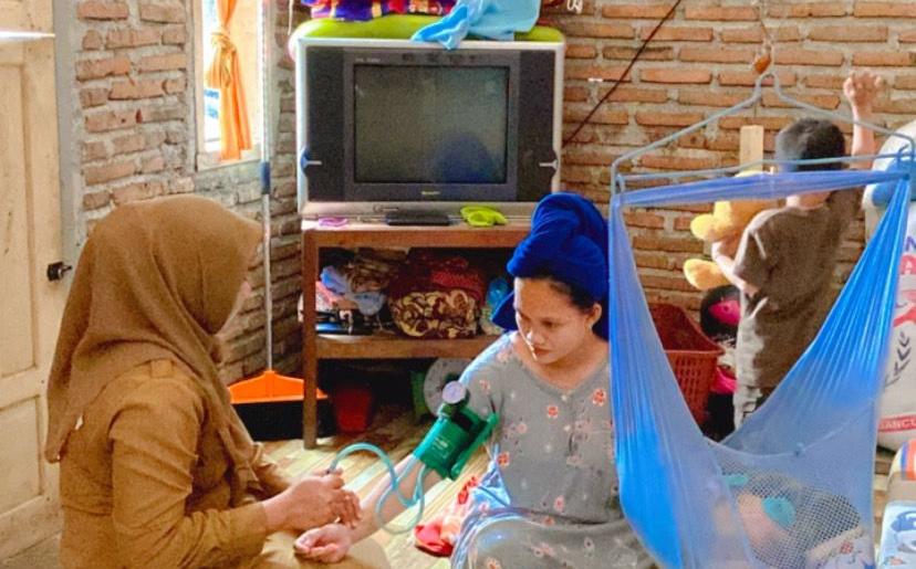 UPT Puskesmas Ulugalung Lakukan Kunjungan Ibu Nifas