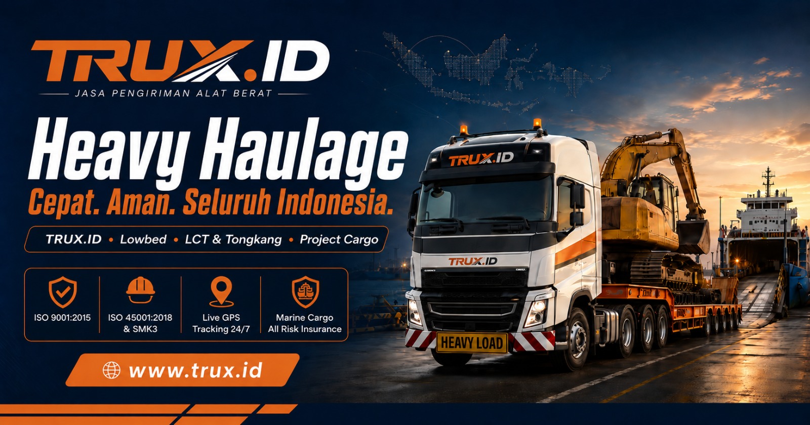 Mobilisasi Alat Berat Makin Mudah, TRUX.ID Tawarkan Solusi Pengiriman Antarpulau