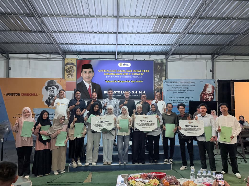 Gelar Sosialisasi Empat Pilar Kebangsaan, Rudianto Lallo Advokasi Biaya Bantuan Pendidikan