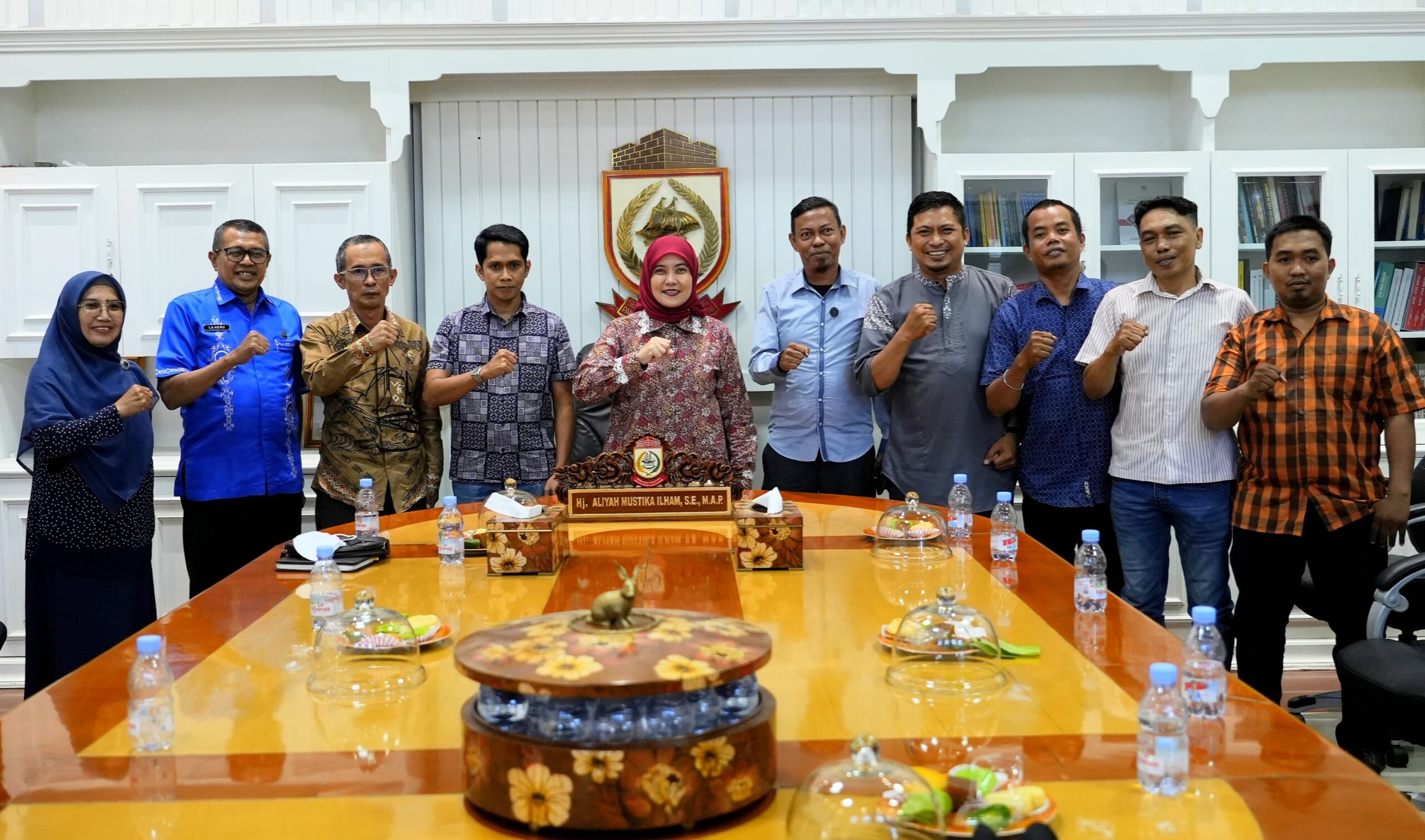 Wawali Makassar Aliyah Mustika Terima Audiensi PMM, Dorong Pendataan Ojol untuk Pelatihan