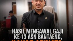 Hasil Mengawal Gaji ke-13 ASN Bantaeng, Kahar Adinata: Alhamdulillah Cair