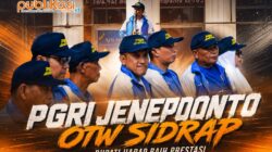 Bupati Paris Yasir Lepas Kontingen Porsenijar PGRI Jeneponto, ini Harapannya! 