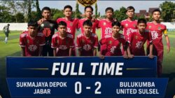 Taklukkan Sukmajaya Depok FC 2-0, Bulukumba United Raih Tiga Poin Perdana Taklukkan Sukmajaya Depok FC 2-0, Bulukumba United Raih Tiga Poin Perdana