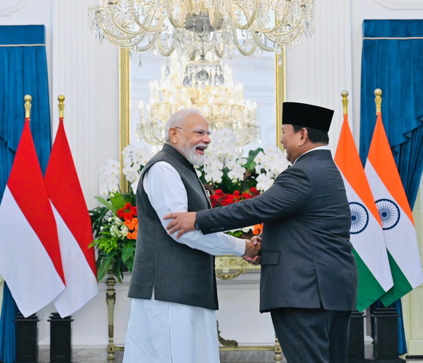 Prabowo dan Modi Perkuat Poros Strategis Indonesia–India