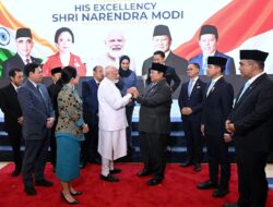 Presiden Prabowo Dampingi PM Modi Berpidato di Parlemen RI