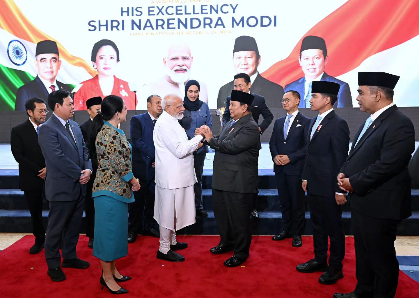 Presiden Prabowo Dampingi PM Modi Berpidato di Parlemen RI