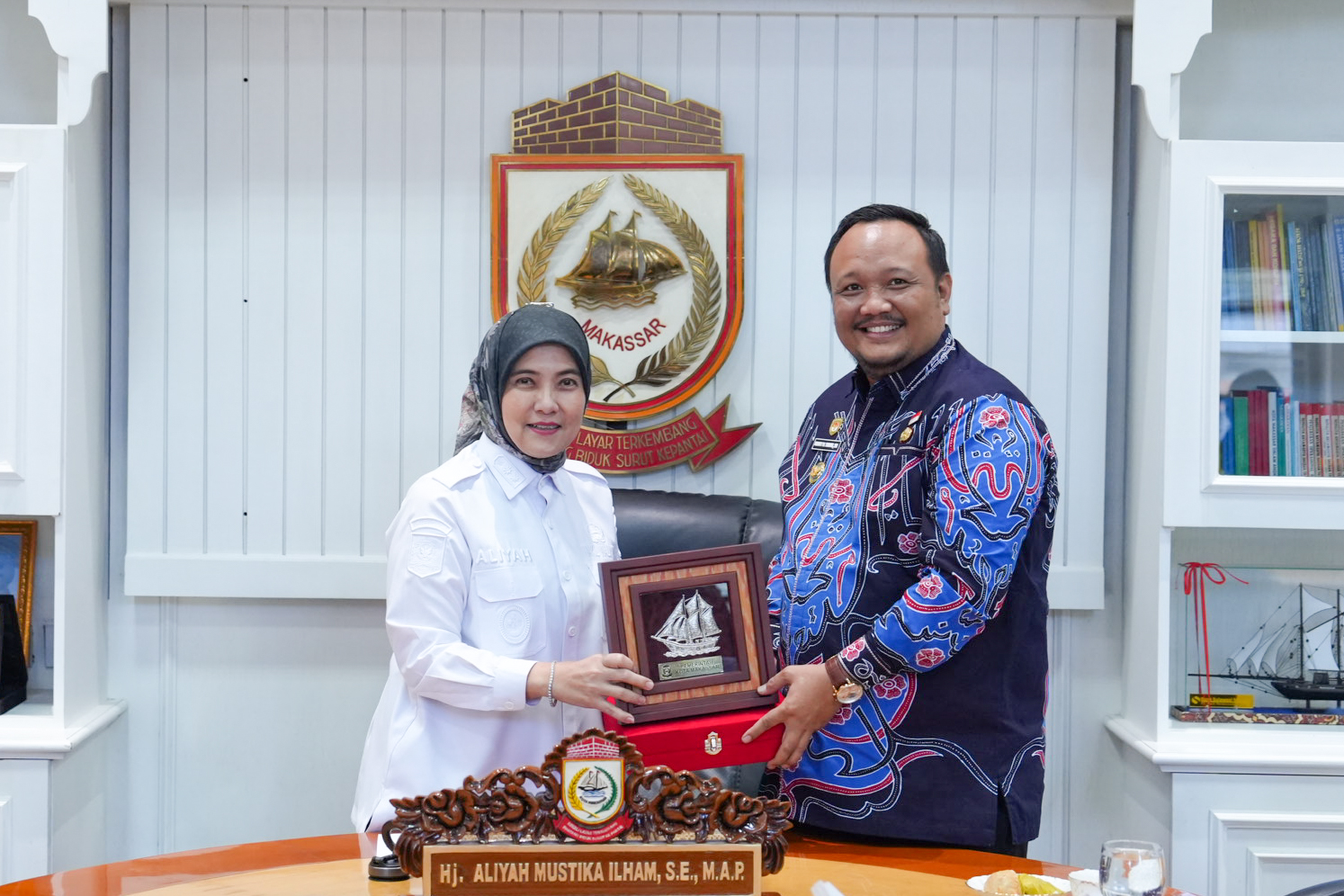 Perkuat Jejaring Antardaerah, Aliyah Mustika Ilham Sambut Hangat Wawali Kota Bengkulu