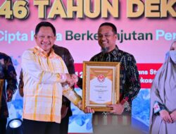 Gubernur Sulsel Raih Penghargaan Dekranas, Tito Karnavian Apresiasi Kesuksesan Tuan Rumah