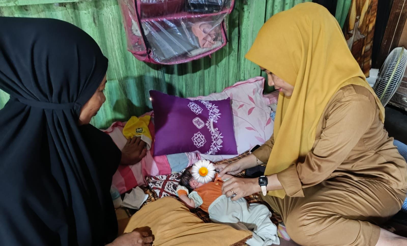 Pastikan Kesehatan Ibu dan Bayi, Puskesmas Kota Gas Full Posyandu dan Home Visit