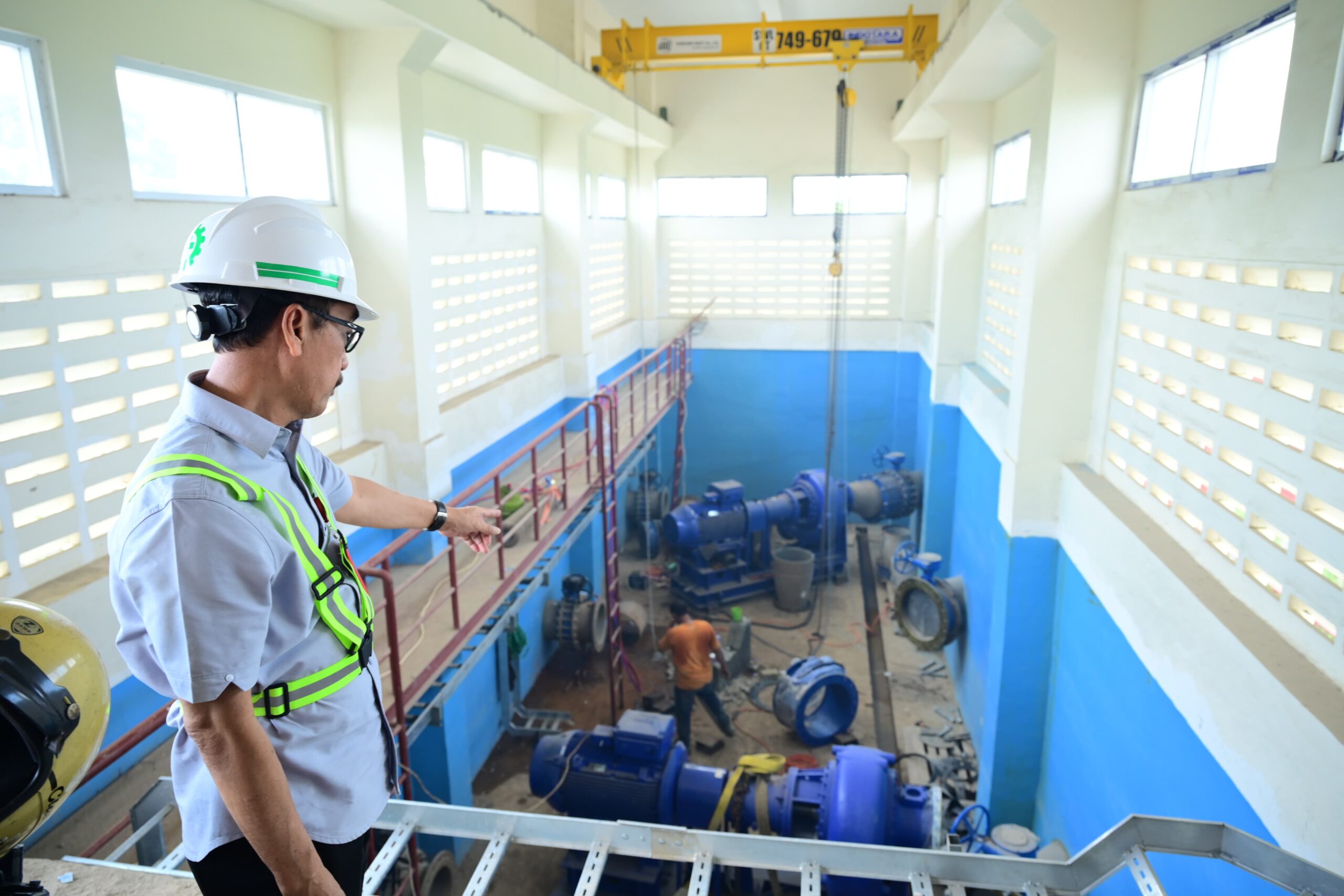 Antisipasi Krisis Air, Direksi PDAM Makassar Pantau Kesiapan Pompa Air Baku Sungai Moncongloe