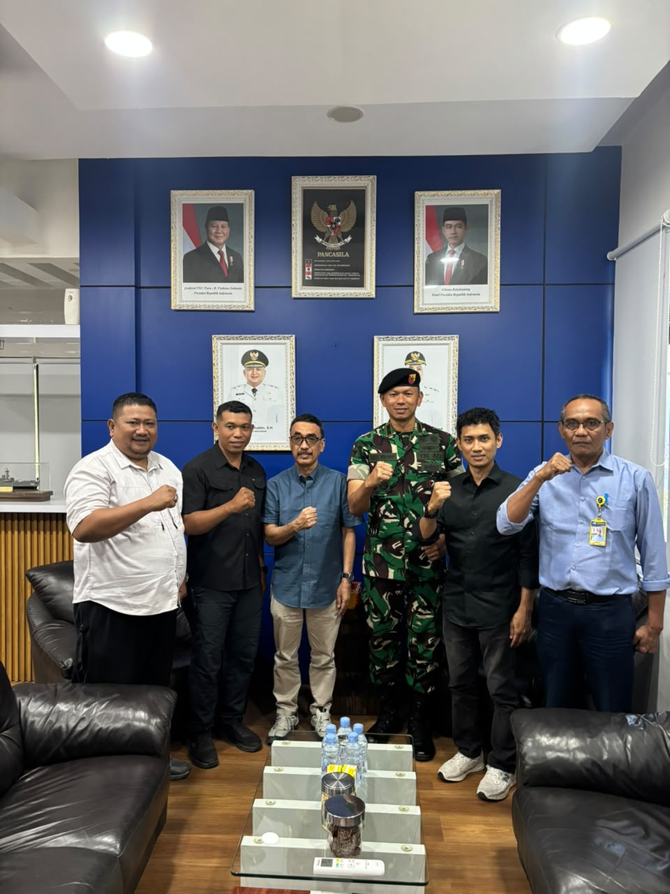 PDAM Makassar dan Yonkav-10 Bahas Peningkatan Layanan Air Bersih Asrama Prajurit