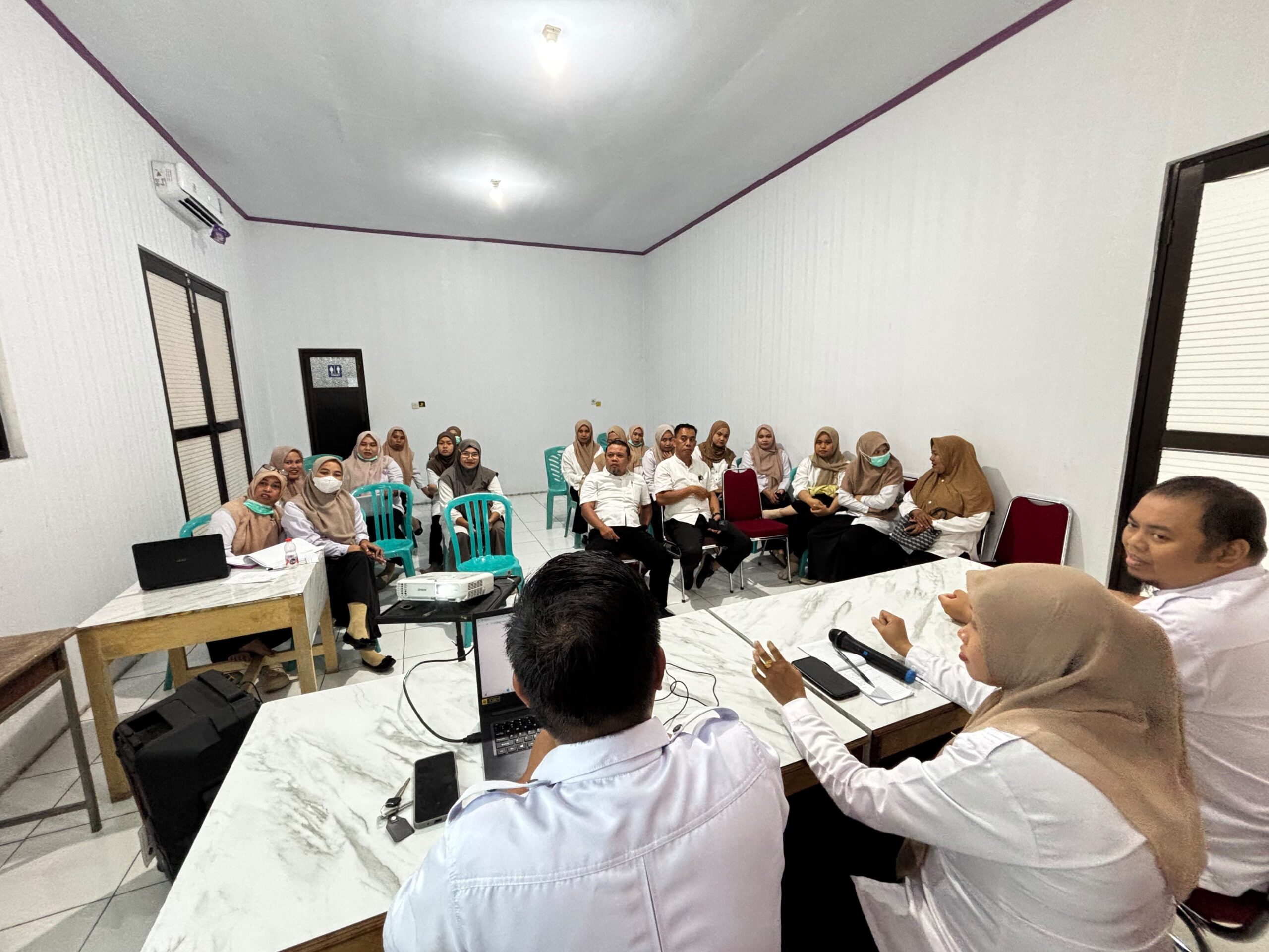 Lokmin Lintas Klaster, Puskesmas Ulugalung Perkuat Mutu Layanan