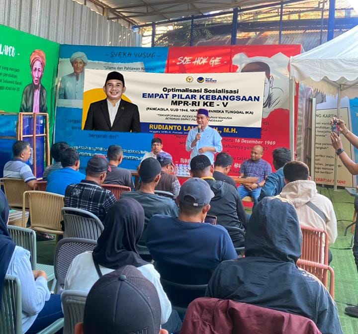 Hadapi Ketimpangan, Rudianto Lallo Tanamkan Masyarakat Nilai Empat Pilar Kebangsaan